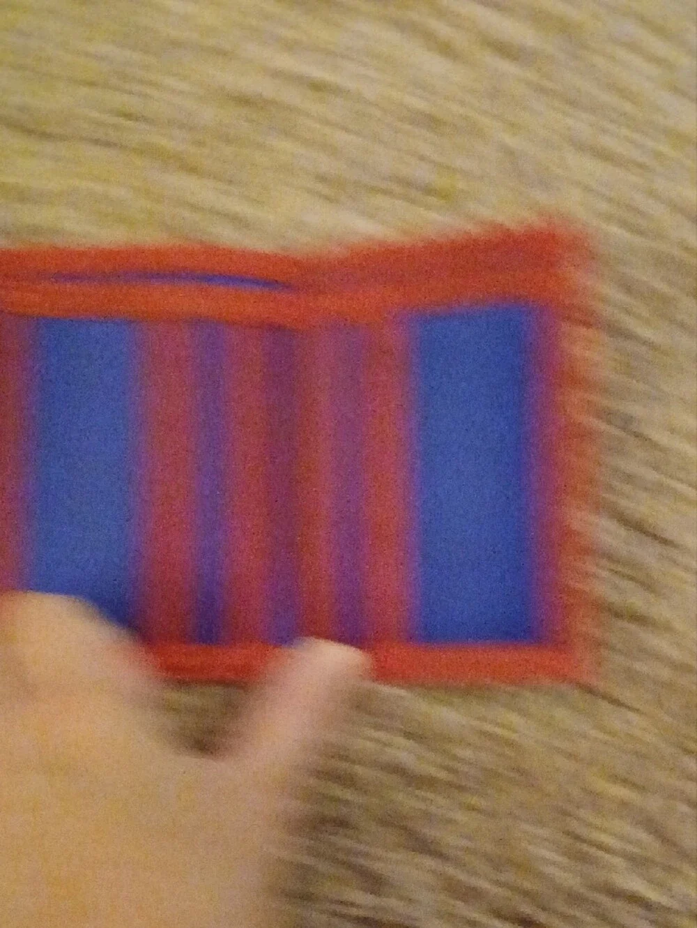 N/A blue trifold